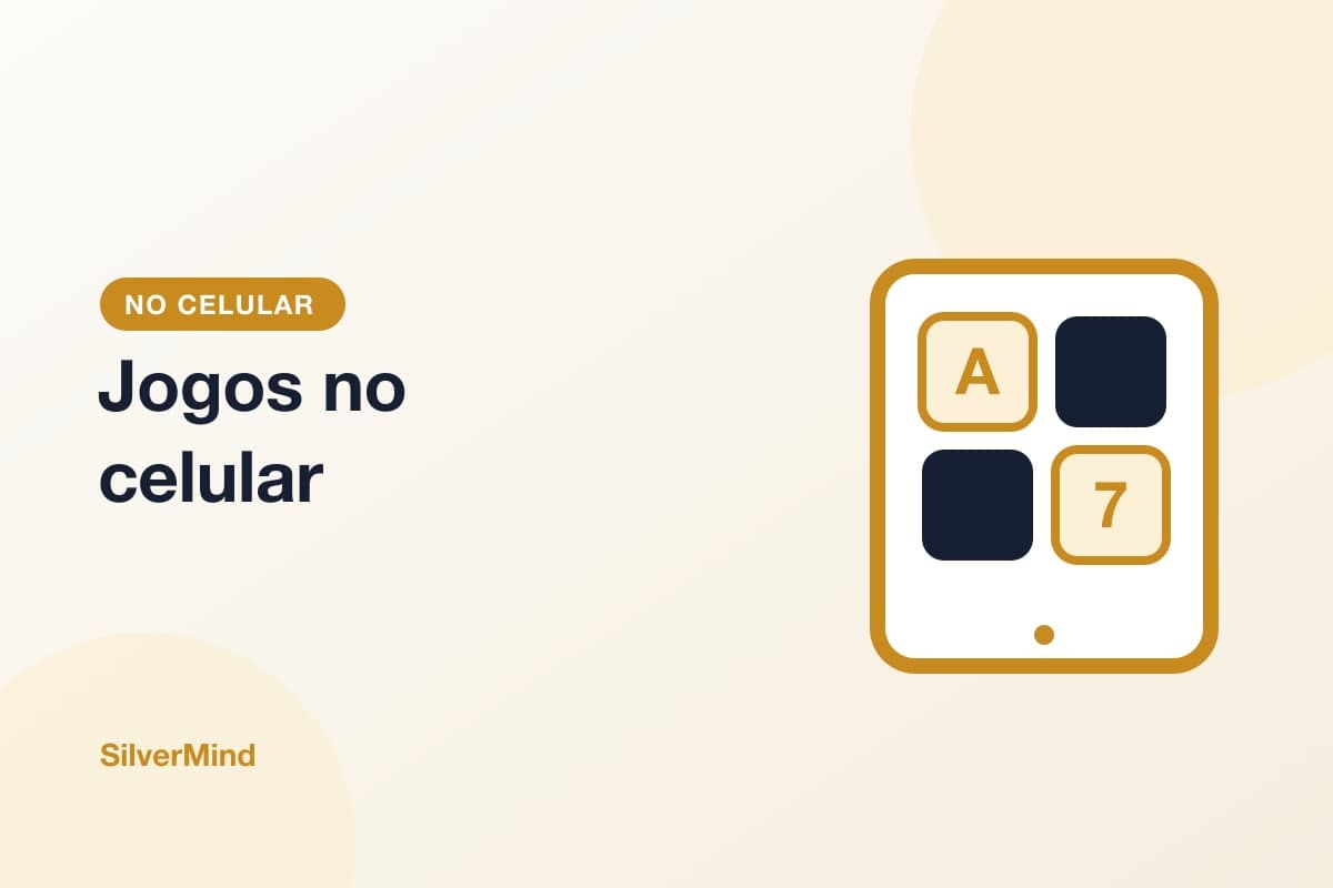 Ilustração: um celular e um tablet com peças grandes de letras e números na tela